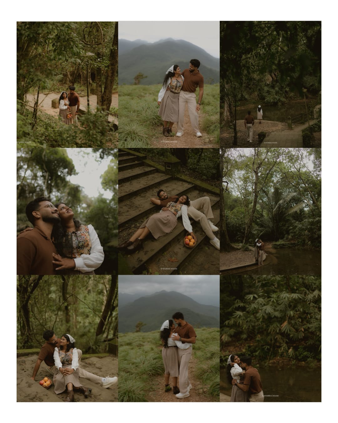 Destination wedding photography collage