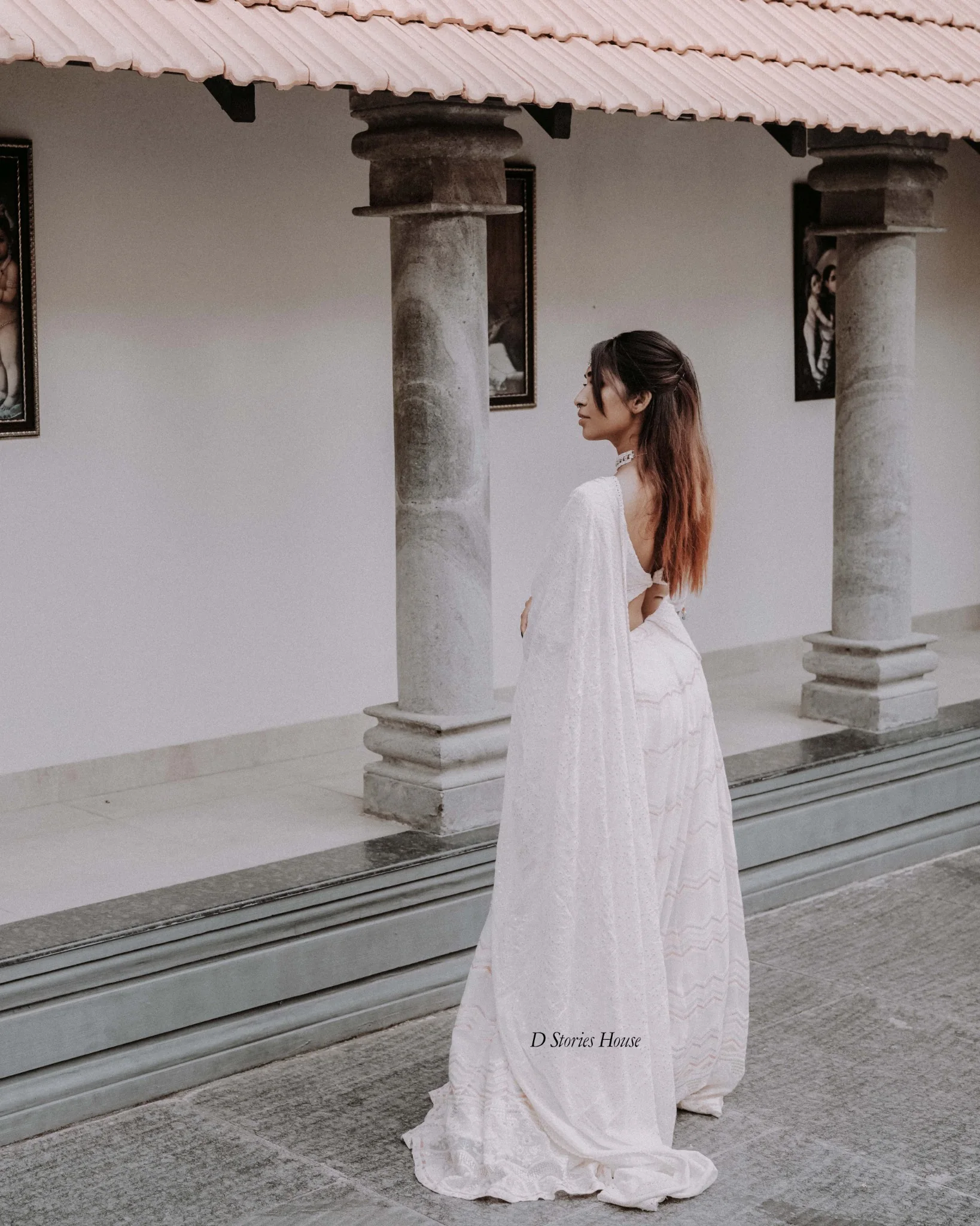 Kerala-inspired bridal portrait